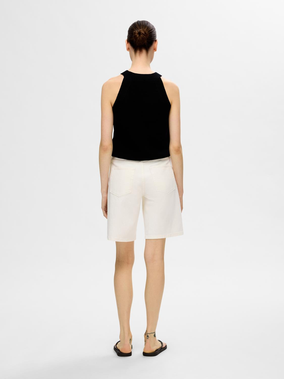 Vinna strikket Topp - Sort/ Black